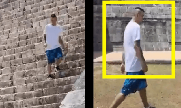 VIDEO: Hombre recibe insultos luego de subir el Kukulkán en Yucatán