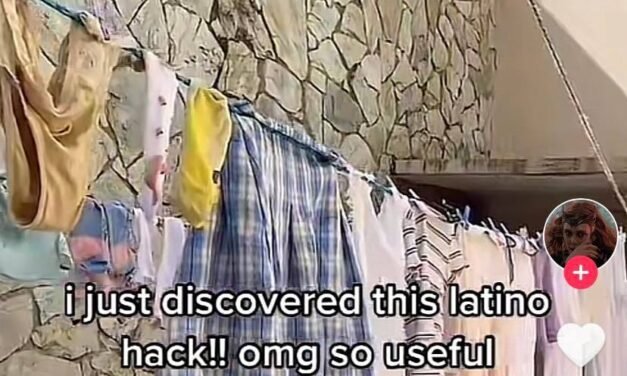 VIDEO: Joven descubre que puede secar la ropa con el sol