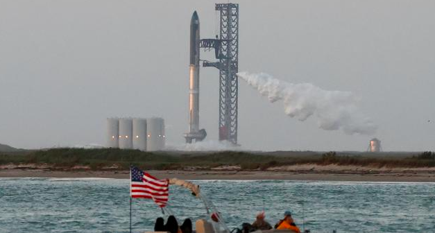 Un problema técnico impide el despegue del gran cohete de SpaceX desde Texas