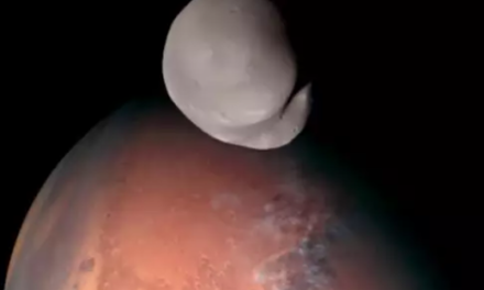 Primeras imágenes de Deimos, una de las lunas de Marte