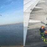 VIDEO: Avión aterriza de emergencia luego de que dos aves chocarán contra uno de los motores