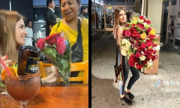 VIDEO: Joven intenta conquistar a una chica comprándole muchos ramos de flores