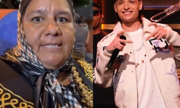 Señora católica le dice pecador a Peso Pluma y causa polémica