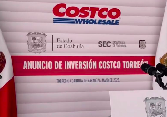 Anuncian oficialmente la inversión de Costco en Torreón