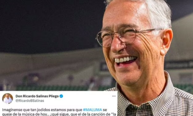 Salinas Pliego se burla de Maluma y de los corridos