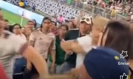 VIDEO: Aficionados arman pelea durante el partido México contra Honduras