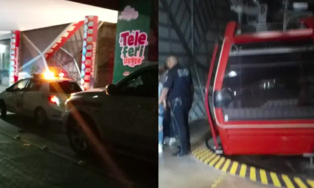 Familia se queda atrapada en el Teleférico de Torreón