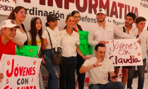 Voy en primer lugar en las encuestas, asegura Sheinbaum