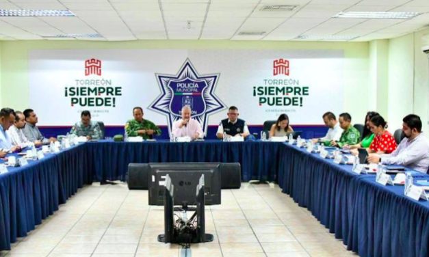 Examinan incidencia delictiva y acciones de seguridad vial en Torreón