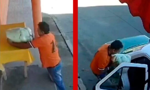 En Xalapa, Veracruz taxista es captado con las ‘manos en la masa’ en pleno robo