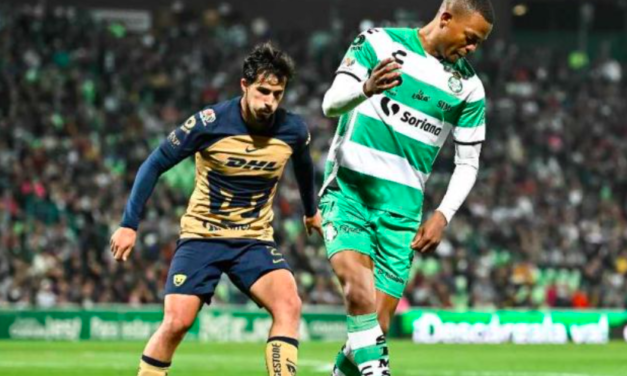 Santos vence 2-1 a Pumas