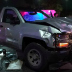 Choque entre ambulancia y camioneta pick-up deja dos personas heridas en Torreón