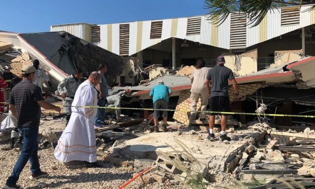 En iglesia de Tamaulipas sube a 10 cifra de muertos por derrumbe