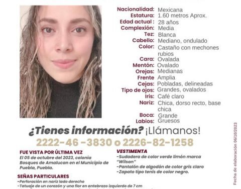 En Puebla Salma Karen Pedroza Polito, una mujer embarazada desapareció