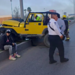 Joven de 19 años protagoniza accidente en el Periférico de Torreón al intentar evitar choque por alcance