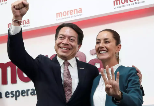 Claudia Sheinbaum y Mario Delgado reafirman unidad en Morena: ‘no hay corrientes ni cuotas’