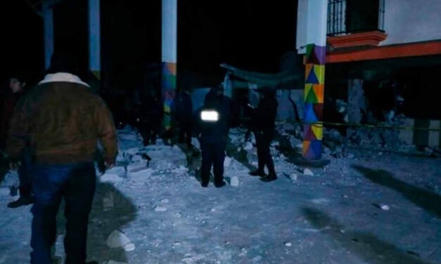 En Puebla tragedia por explosión de pirotecnia en feria de Guadalupe Sarabia