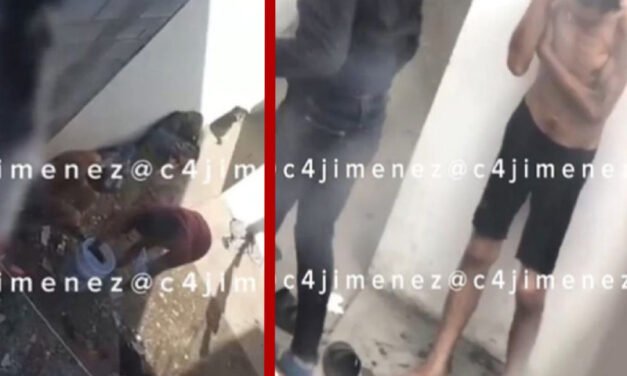 En Nuevo León hombre es maltratado por mujer; video indigna a usuarios en redes