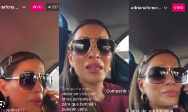 Adriana Fonseca llora en vivo tras denunciar agresiones de un conductor de Uber