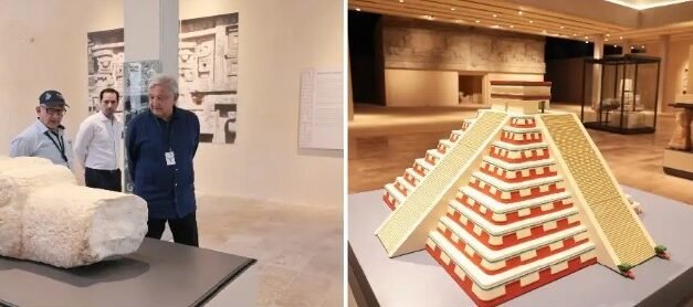 Tren Maya como parte de la inauguración del Gran Museo de Chichén Itzá