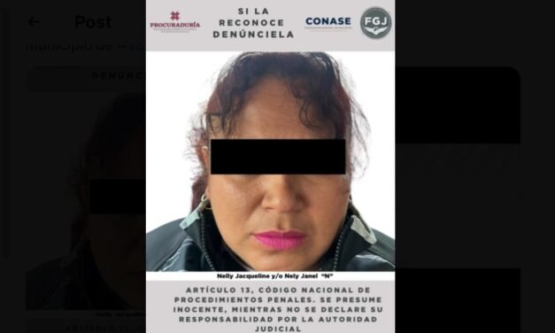 Detenienen a mujer acusada de robar a recién nacido en Pachuca