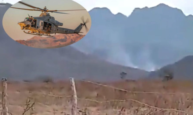 Desmienten caída de helicóptero MI-17 en Sinaloa: aterrizaje precautorio por contacto con cable no balizado