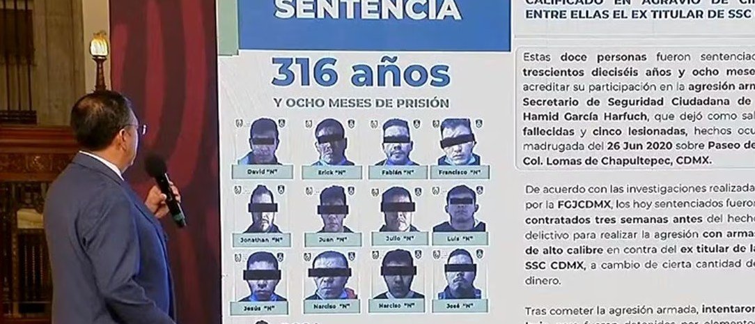 Doce personas contrataron a Omar García como agresores.