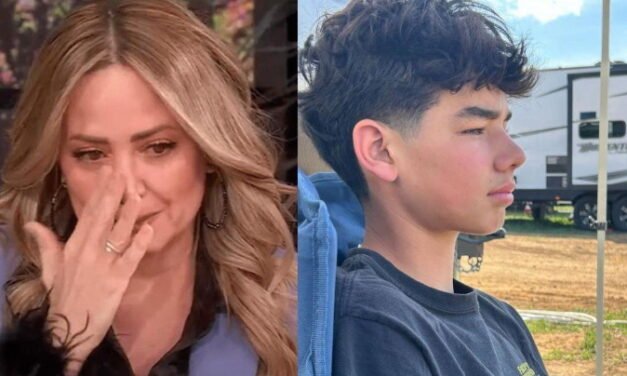 Andrea Legarreta atraviesa profundo pesar por la perdida de su sobrino