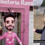 Crean piñata de Poncho de Nigris tras la polémica de la pastelería