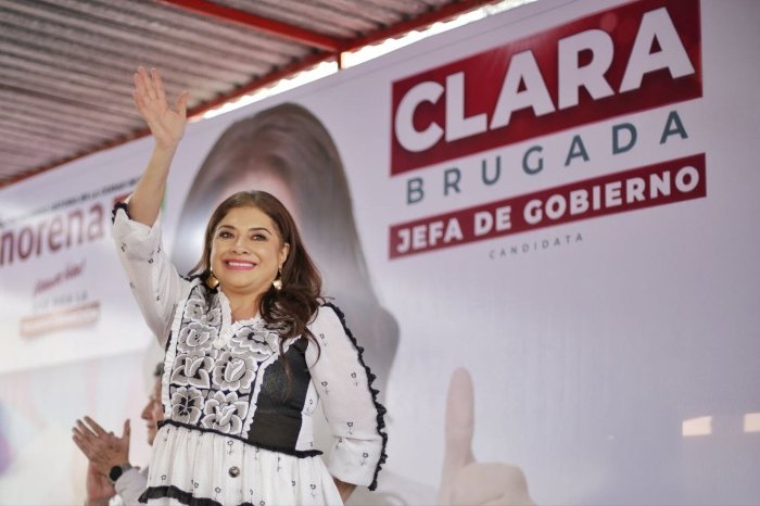 Destruyen publicidad de Clara Brugada, elecciones, México, 2024