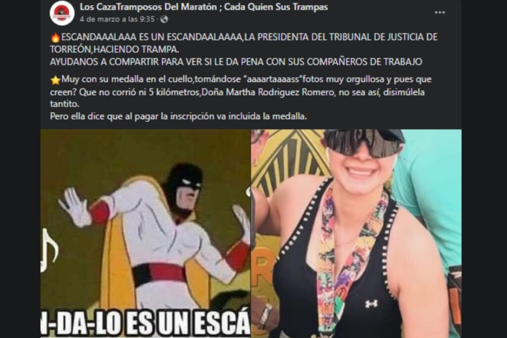 Trampas, Maratón LALA 2024, redes sociales