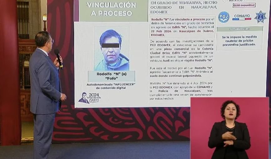Rodolfo Márquez, conocido como "Fofo", vinculado a proceso por feminicidio en grado de tentativa