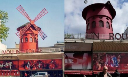 Colapso en el Moulin Rouge: las aspas emblemáticas se derrumban tras espectáculo