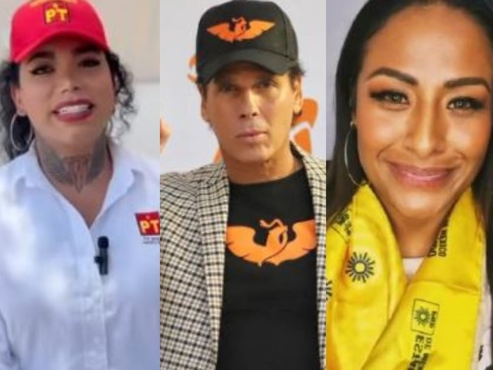 Famosos compiten por cargos políticos, elecciones, México, 2024