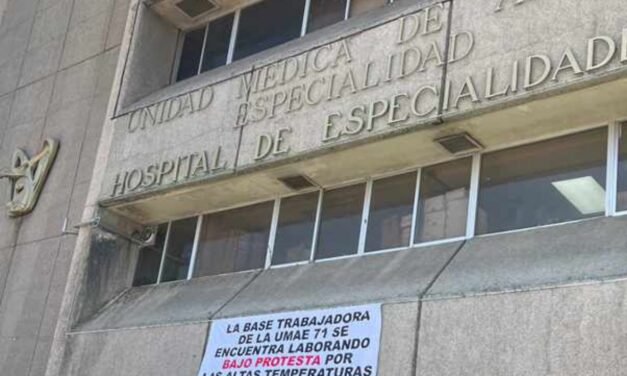 Calor infernal: trabajadores del IMSS en Torreón laboran bajo protesta por fallas en aire acondicionado