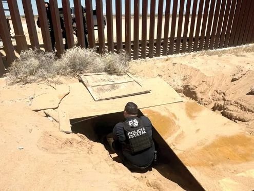 Descubren narcotúnel en la frontera entre Sonora y Arizona