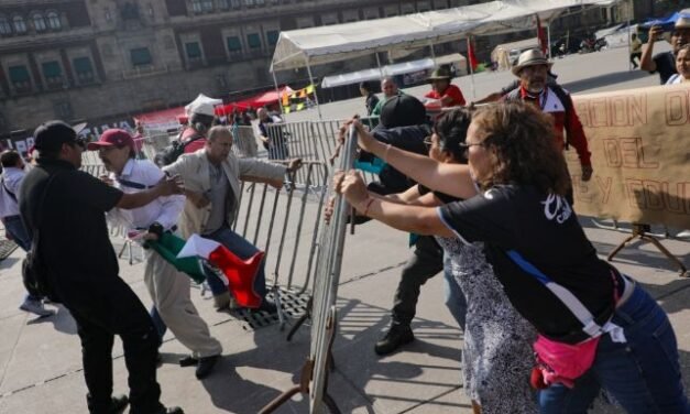 Despejan el Zócalo para el cierre de campaña de Claudia Sheinbaum