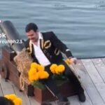 Pablo Montero se tropieza en plena presentación en California