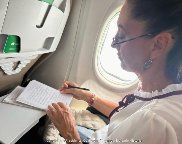 Claudia Sheinbaum y su primera gira laboral junto a AMLO rumbo a Coahuila