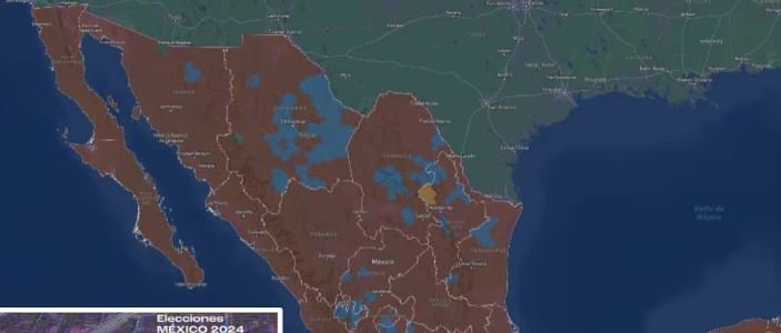 Captura Mapa muestra cómo votaron tus vecinos calle por calle, elecciones, México, 2024