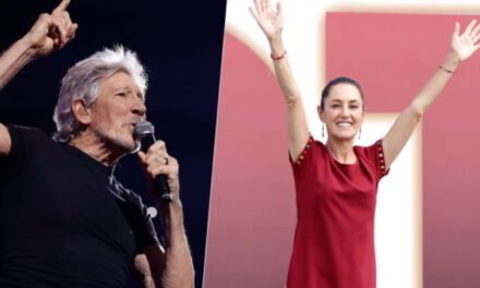 Roger Waters felicita a Claudia Sheinbaum