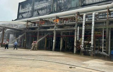 Incendio en complejo procesador de Gas Nuevo Pemex Tabasco