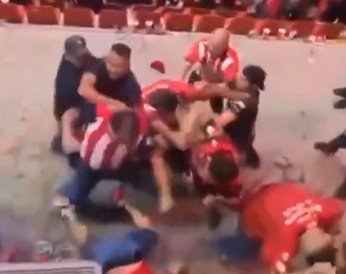 Riña entre pseudoaficionados «mancha» partido de Xolos contra Chivas