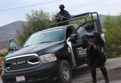 Detienen a dos Halcones en Hidalgo, Coahuila, tras balaceras en Nuevo Laredo