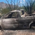 Hallan camioneta quemada del joven desaparecido Pablo Jared Vallejo Adame