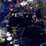 Onda tropical y baja presión traerán lluvias intensas y viento fuerte a México