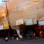 Incendio en locales del Mercado de las Flores en Torreón