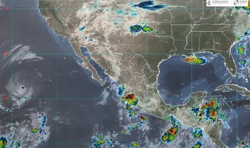 Pronostican lluvias intensas y vientos fuertes en Chiapas, Nayarit y Oaxaca