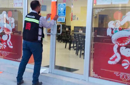 Suman cinco negocios de comida clausurados en Torreón: no cumplen medidas sanitarias