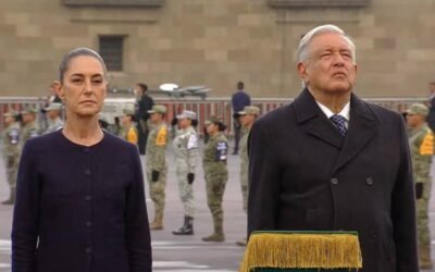 AMLO y Claudia Sheinbaum encabezan ceremonia en memoria de víctimas de los sismos de 1985 y 2017